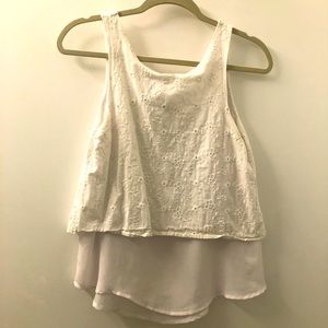 Jella Couture peplum tank